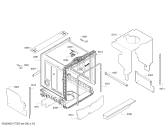 Схема №1 SMI90E05NL с изображением Панель управления для посудомоечной машины Bosch 00747543