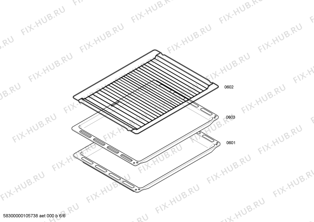 Схема №1 P1HCB32325 с изображением Линза для электропечи Bosch 00426998