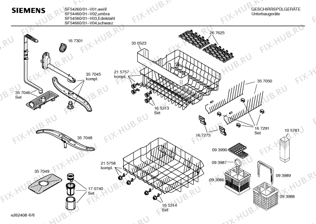 Схема №1 SF34560 с изображением Инструкция по эксплуатации для посудомоечной машины Siemens 00524884
