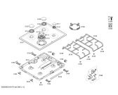 Схема №1 3EFX395N 3G+1W FLAME BA60OVEN с изображением Газовый кран для плиты (духовки) Bosch 00623787