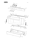 Схема №1 DEMX965 с изображением Уплотнитель двери для плиты (духовки) DELONGHI 053168