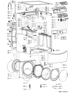 Схема №1 711 GT/BC с изображением Клавиша для стиральной машины Whirlpool 481241029063