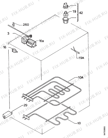 Взрыв-схема плиты (духовки) Frigidaire ZGF5060LVS - Схема узла Electrical equipment 268