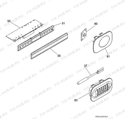 Взрыв-схема холодильника Electrolux IK30711LI - Схема узла Electrical equipment