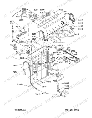 Схема №1 3UATW4605TQ с изображением Другое для стиральной машины Whirlpool 480110100239