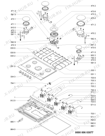Схема №1 AKR 3571/IX с изображением Накладка для духового шкафа Whirlpool 481060414841