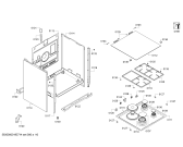Схема №1 HGA23A150S с изображением Инструкция по установке/монтажу для духового шкафа Bosch 00624365