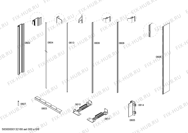 Схема №1 FID18P30 с изображением Кабель для холодильной камеры Bosch 00644847