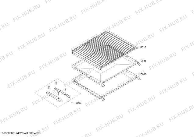 Взрыв-схема плиты (духовки) Bosch HEN706551 - Схема узла 06