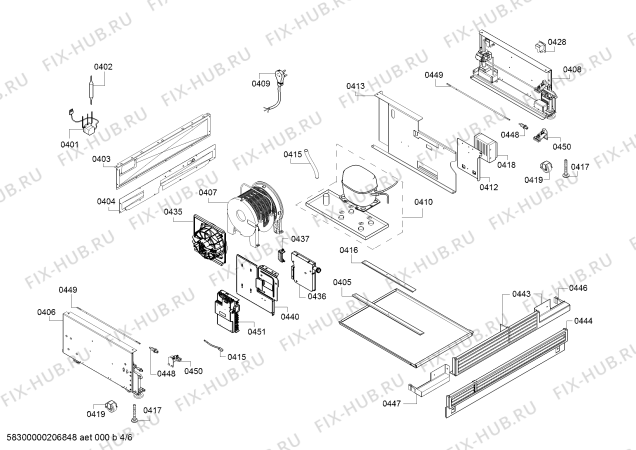 Схема №1 T23IR900SP, Thermador с изображением Профилированная полоса для холодильной камеры Bosch 00776996