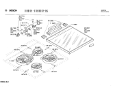 Схема №3 HS845616 с изображением Крышка для плиты (духовки) Bosch 00115969