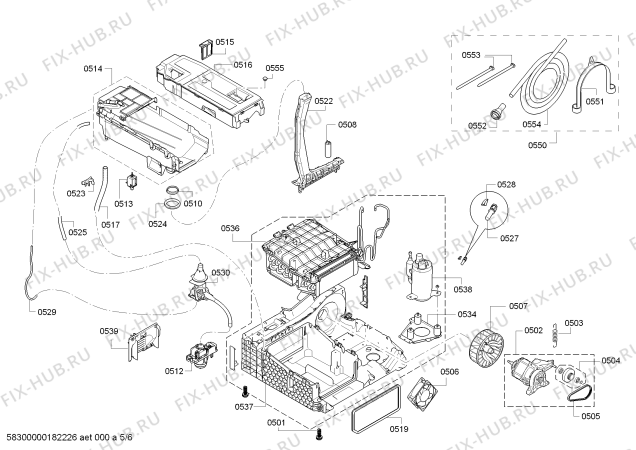 Схема №1 WTY88880SN HomeProfessional SelfCleaning Condenser с изображением Модуль управления, запрограммированный для сушильной машины Bosch 00629836