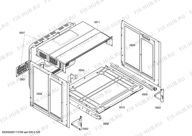 Схема №3 HEN700520 с изображением Панель управления для духового шкафа Bosch 00660043