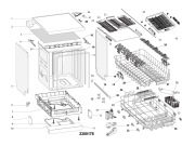 Схема №1 HFO3T223WGFX (F105645) с изображением Другое для посудомоечной машины Indesit C00558300