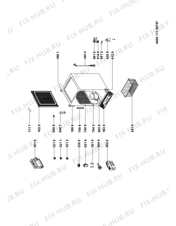 Схема №1 OS 1A 100 2 UK с изображением Дверь для холодильной камеры Whirlpool 481011089431