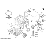 Схема №1 3WM1926 с изображением Шасси для свч печи Bosch 00663710