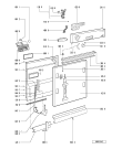 Схема №1 ADG3340AV (F092217) с изображением Ручка для посудомоечной машины Indesit C00319109