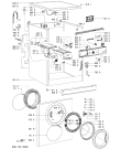 Схема №1 AWO/D 45111 с изображением Обшивка для стиралки Whirlpool 481245310718