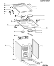 Схема №2 C60P1WSK230 (F033609) с изображением Инструкция по эксплуатации для плиты (духовки) Indesit C00112343