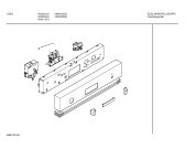 Схема №1 SGIATA1 VA320J5U с изображением Передняя панель для электропосудомоечной машины Bosch 00350657
