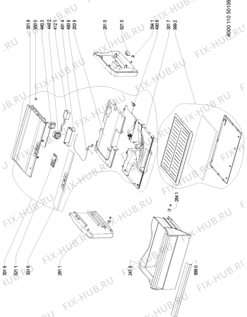 Схема №1 KVIS 2870 A++ с изображением Запчасть для холодильника Whirlpool 481010854894