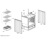 Схема №2 HES242U с изображением Стеклокерамика для плиты (духовки) Bosch 00241162