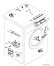 Схема №1 L74650H с изображением Микромодуль для стиральной машины Aeg 973914903878028