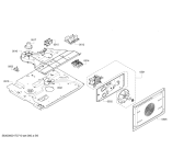 Схема №1 B15M52N3S с изображением Панель управления для электропечи Bosch 00744867