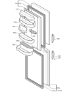 Схема №1 ER8123B с изображением Дверца для холодильной камеры Aeg 2258133020