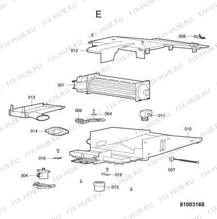 Схема №3 STH 7605/1 IN с изображением Уплотнение для электропечи Whirlpool 480121102284