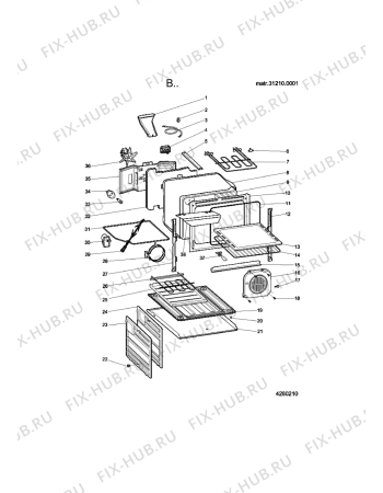 Схема №1 ACMT 5131/WH с изображением Защитный элемент для духового шкафа Whirlpool 482000027853