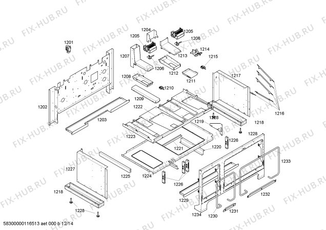 Схема №2 PCS364GLUS с изображением Решетка для гриля для плиты (духовки) Bosch 00143238