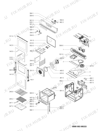 Схема №1 AKZ451IX06 (F091135) с изображением Руководство для электропечи Indesit C00363317