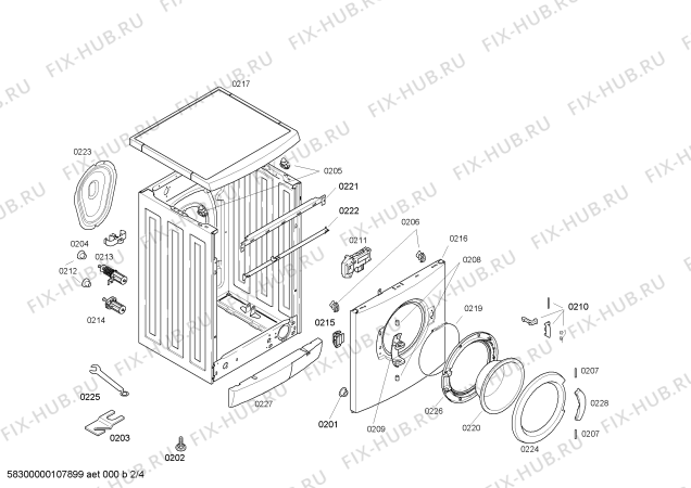 Схема №1 WXL852GR SIWAMAT XL 852 с изображением Модуль управления для стиралки Siemens 00443230