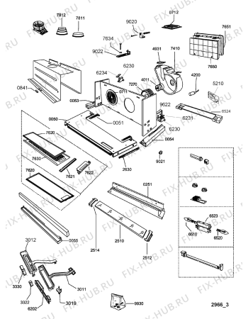 Схема №1 DNI 2455/SG-1 с изображением Фильтр для электровытяжки Whirlpool 480122102041