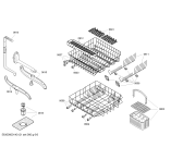 Схема №1 SE25E259EU с изображением Корзина для посуды для посудомойки Bosch 00688619