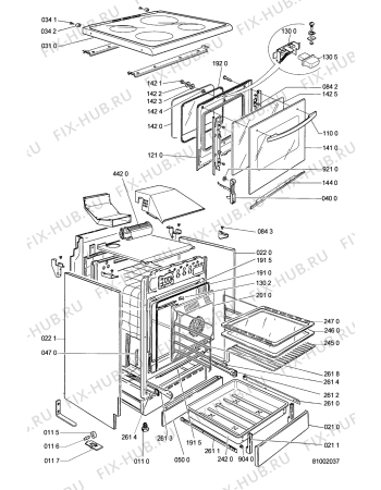 Схема №1 ACM 366/1 D с изображением Электролампа для плиты (духовки) Whirlpool 481213448283