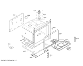 Схема №1 P1HEB33023 с изображением Внутренняя дверь для электропечи Bosch 00711956