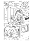 Схема №1 AWZ 121/4 с изображением Обшивка для сушильной машины Whirlpool 481245211511