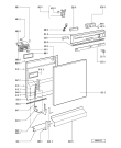 Схема №1 ADG 994 AV с изображением Блок управления для посудомоечной машины Whirlpool 481221838062