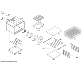 Схема №1 PD304BS с изображением Крышка для духового шкафа Bosch 00489335