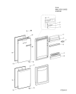 Схема №3 FFP187BG (F063023) с изображением Дверка для холодильной камеры Indesit C00271709