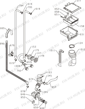 Взрыв-схема стиральной машины Gorenje WS50085RS (304243, PS0A5/080R) - Схема узла 04