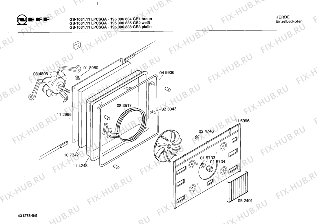Схема №2 195302535 GB-1031.11LPCSGA с изображением Индикатор для плиты (духовки) Bosch 00115999