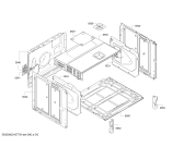 Схема №1 HBA63B151S с изображением Панель управления для плиты (духовки) Bosch 00740930