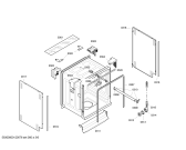 Схема №1 SGV43E13EP с изображением Декоративная рамка для электропосудомоечной машины Bosch 00445546