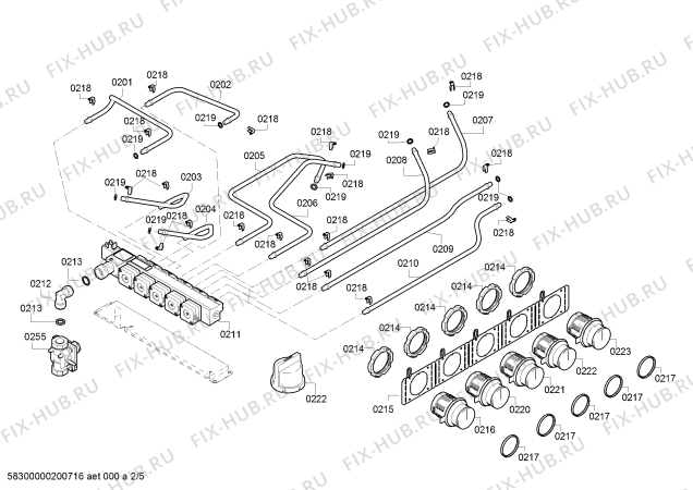 Схема №1 CG492111 с изображением Трубка горелки Bosch 11019754