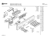 Схема №1 E1541B2 MEGA1540A с изображением Панель управления для электропечи Bosch 00434936
