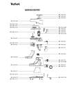 Схема №1 QB505D38/6R0 с изображением Проталкиватель для электрокомбайна Tefal MS-650206