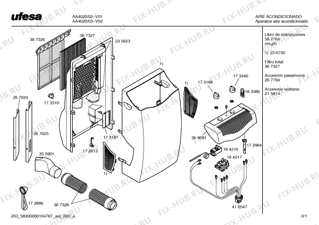 Схема №1 AA4020 POLAR SYSTEM HEAT & COMFORT с изображением Кабель для климатотехники Bosch 00416547